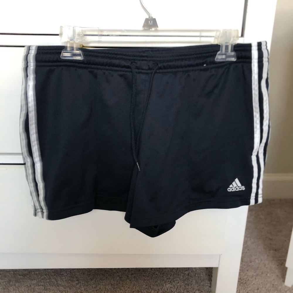 Navy Adidas shorts